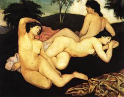 Emile Bernard After the Bath oil painting image
